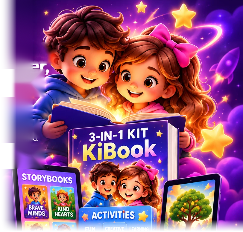KiBook 3-in-1 Kit with Characters and Activities